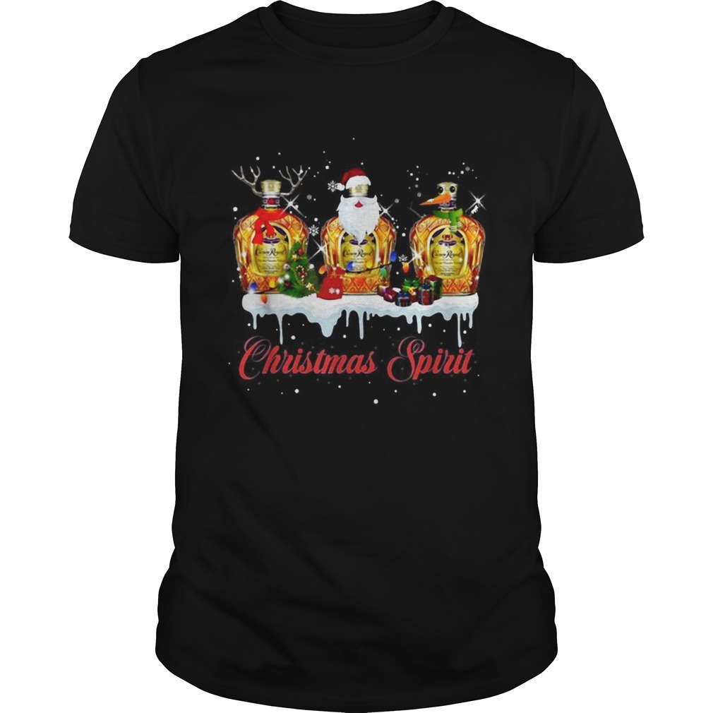 Christmas spirit Crown Royal Whisky shirt