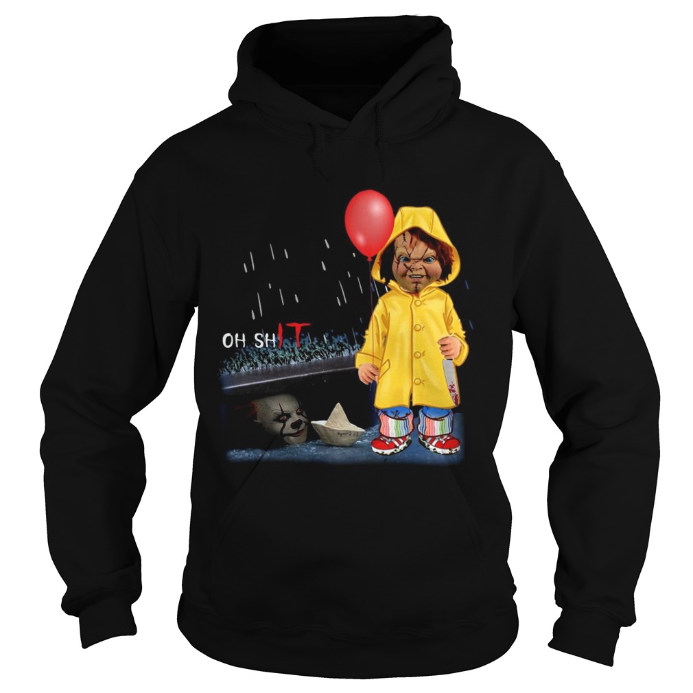 Chucky Georgie Denbrough oh shit IT Hoodie