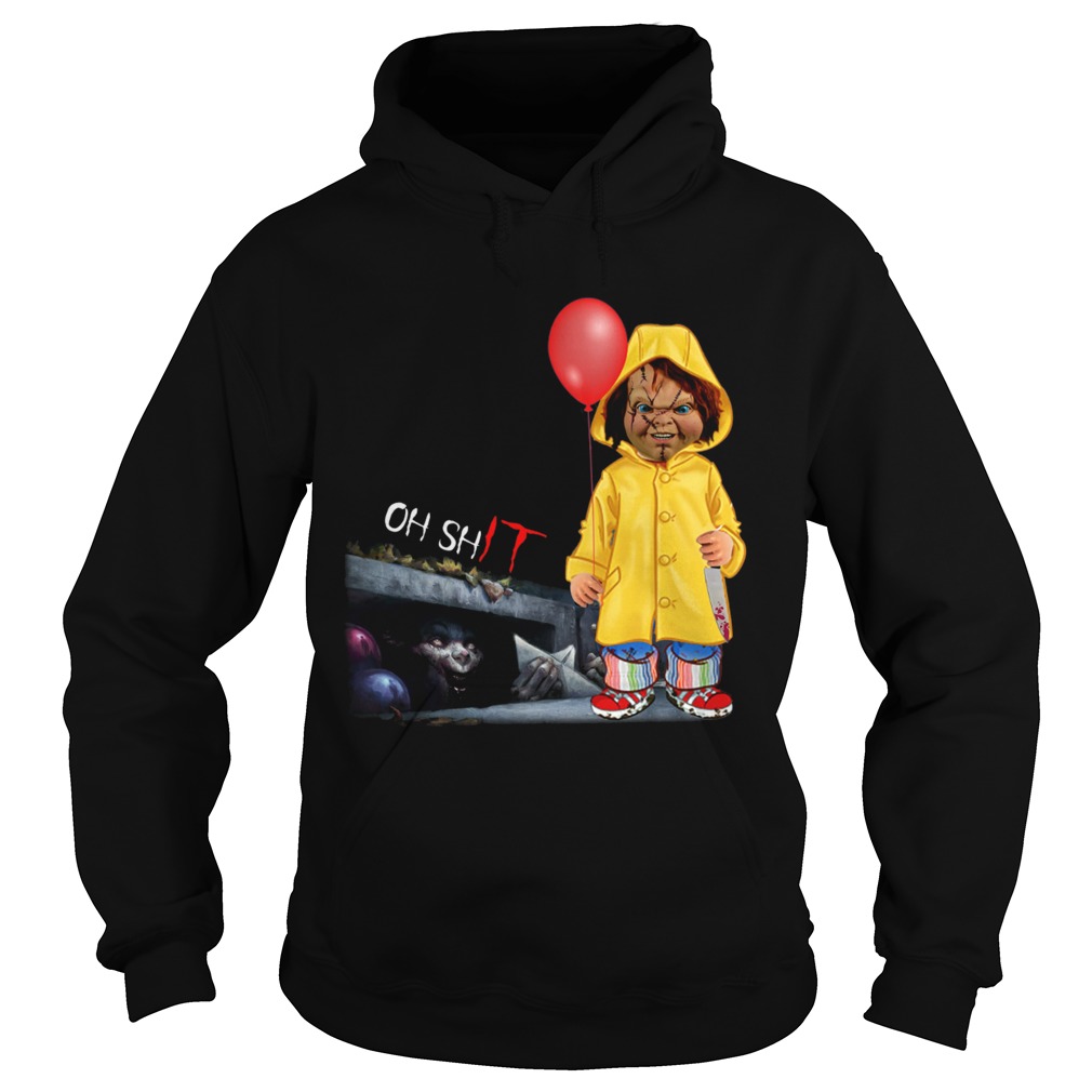 Chucky Georgie Denbrough oh shit IT Hoodie