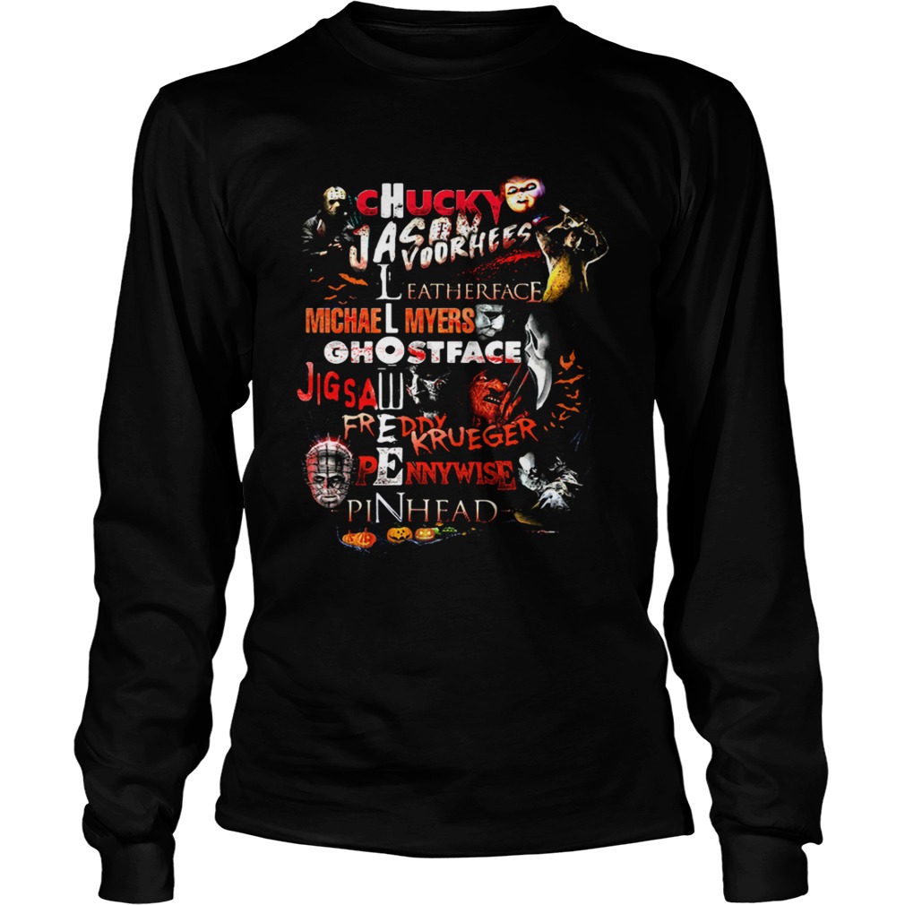 Chucky Jason Voorhees Leatherface Michael Myers Ghostface LongSleeve