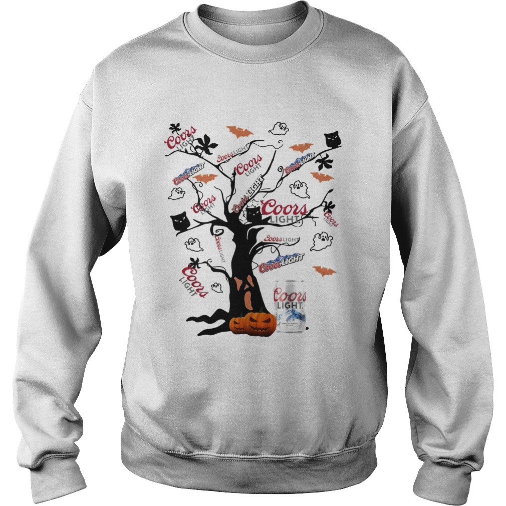 Coors Light beer tree Halloween Sweatshirt