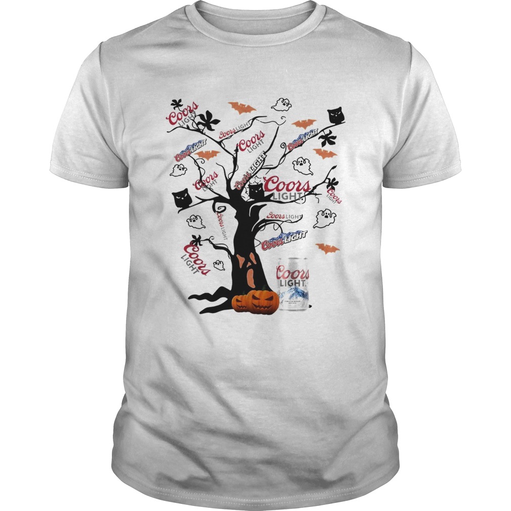 Coors Light beer tree Halloween shirt