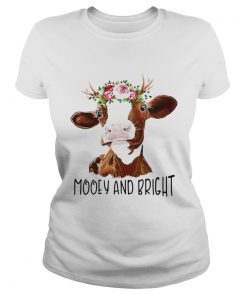 Cow flower mooey and bright  Classic Ladies