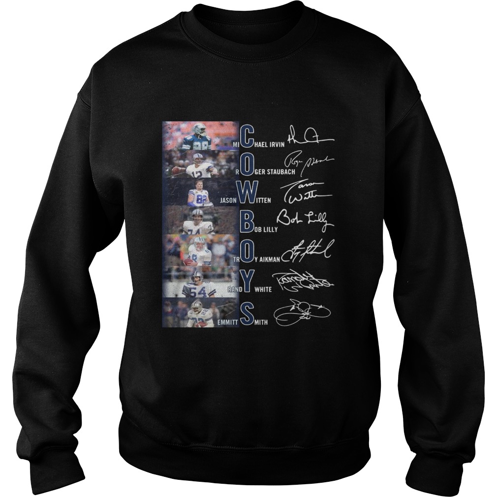 Cowboys Michael Irvin Roger Staubach Jason Witten Bob Lilly Troy Aikman Randy White Emmitt Smith sh Sweatshirt