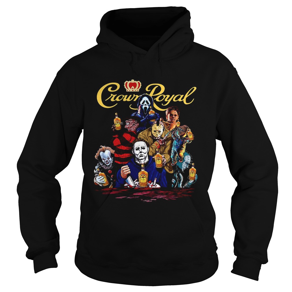 Crown Royal Horror characters Hoodie