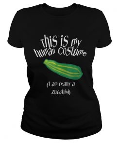 Cute Zucchini Halloween Easy Lazy Costume Scary Party  Classic Ladies