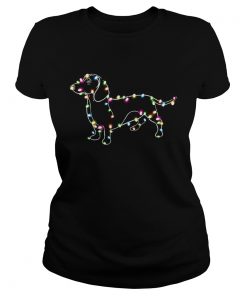 Dachshund Light Christmas  Classic Ladies