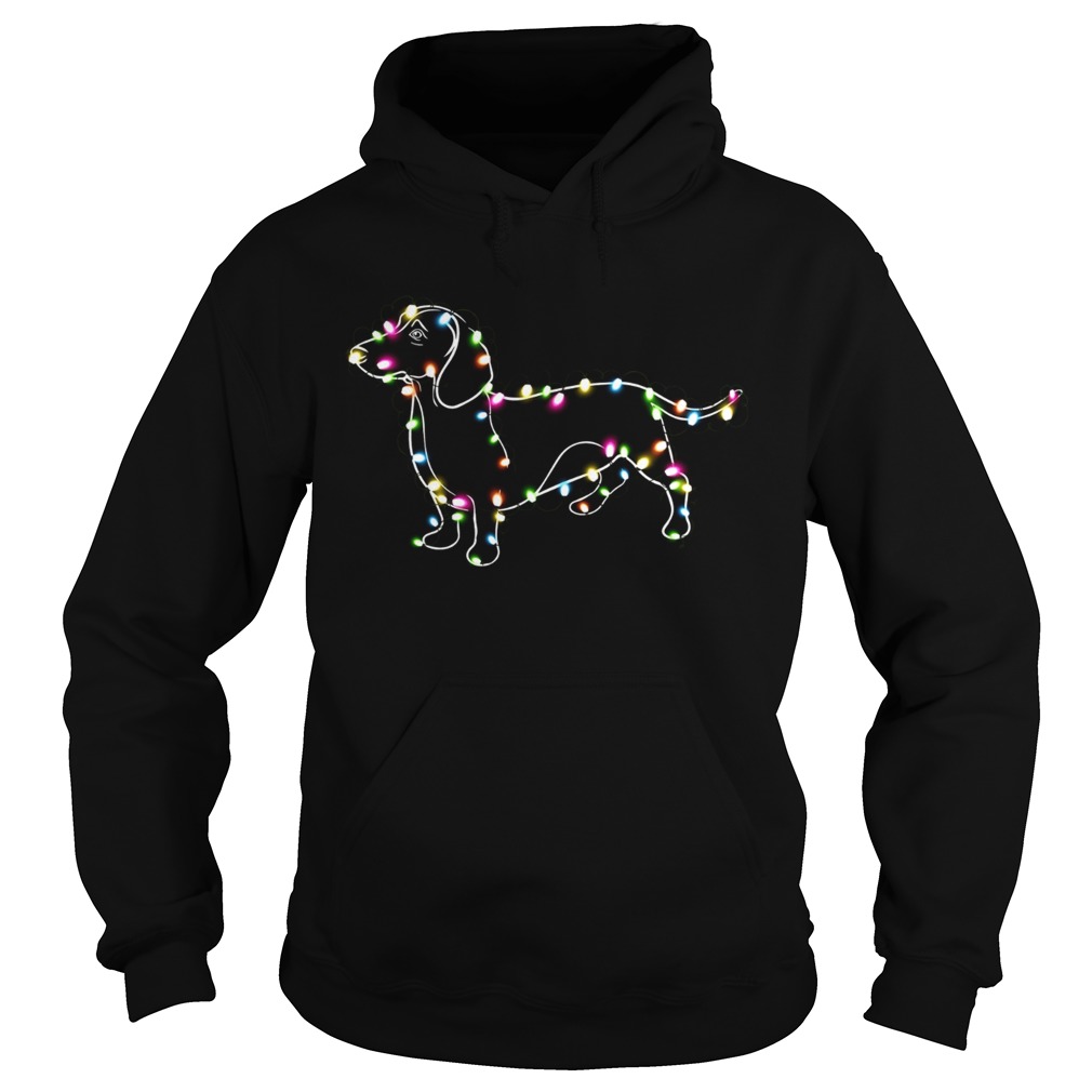 Dachshund Light Christmas  Hoodie