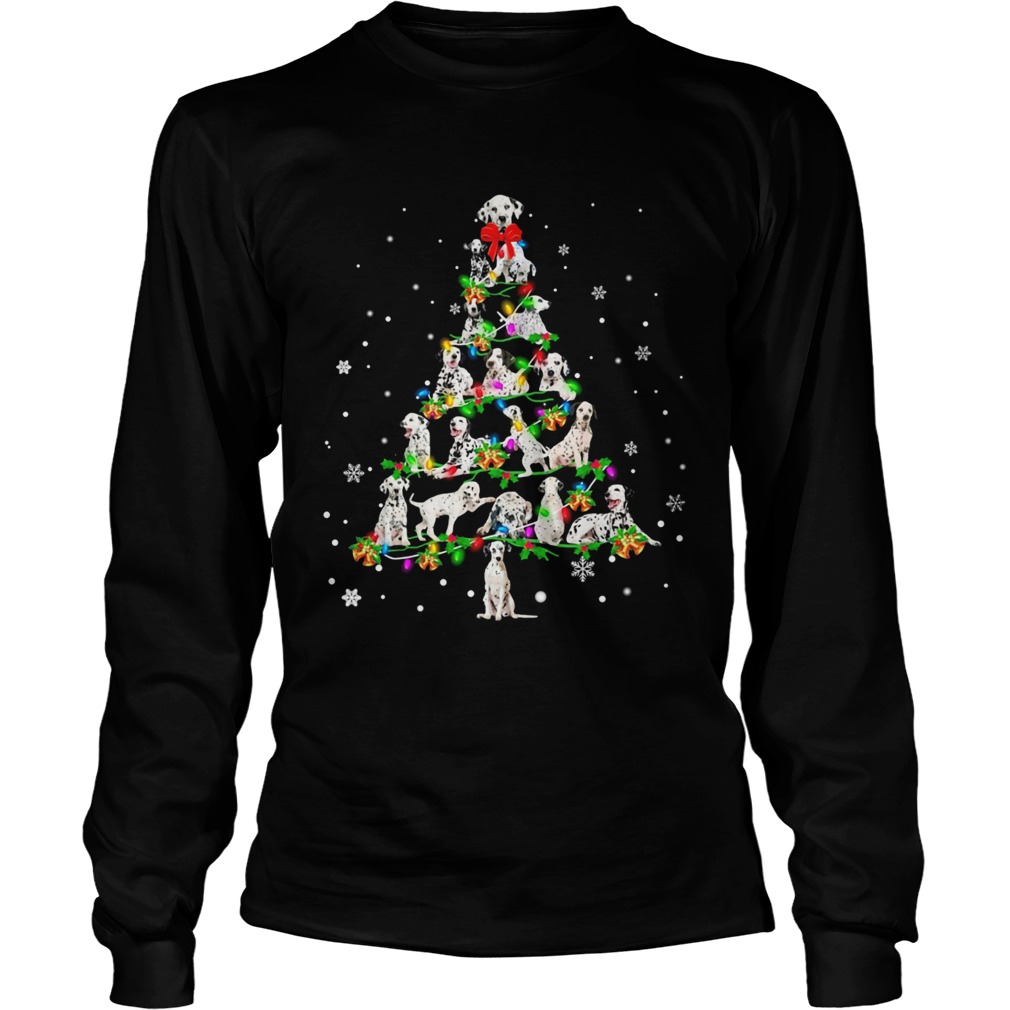 Dalmatian Light Christmas tree LongSleeve