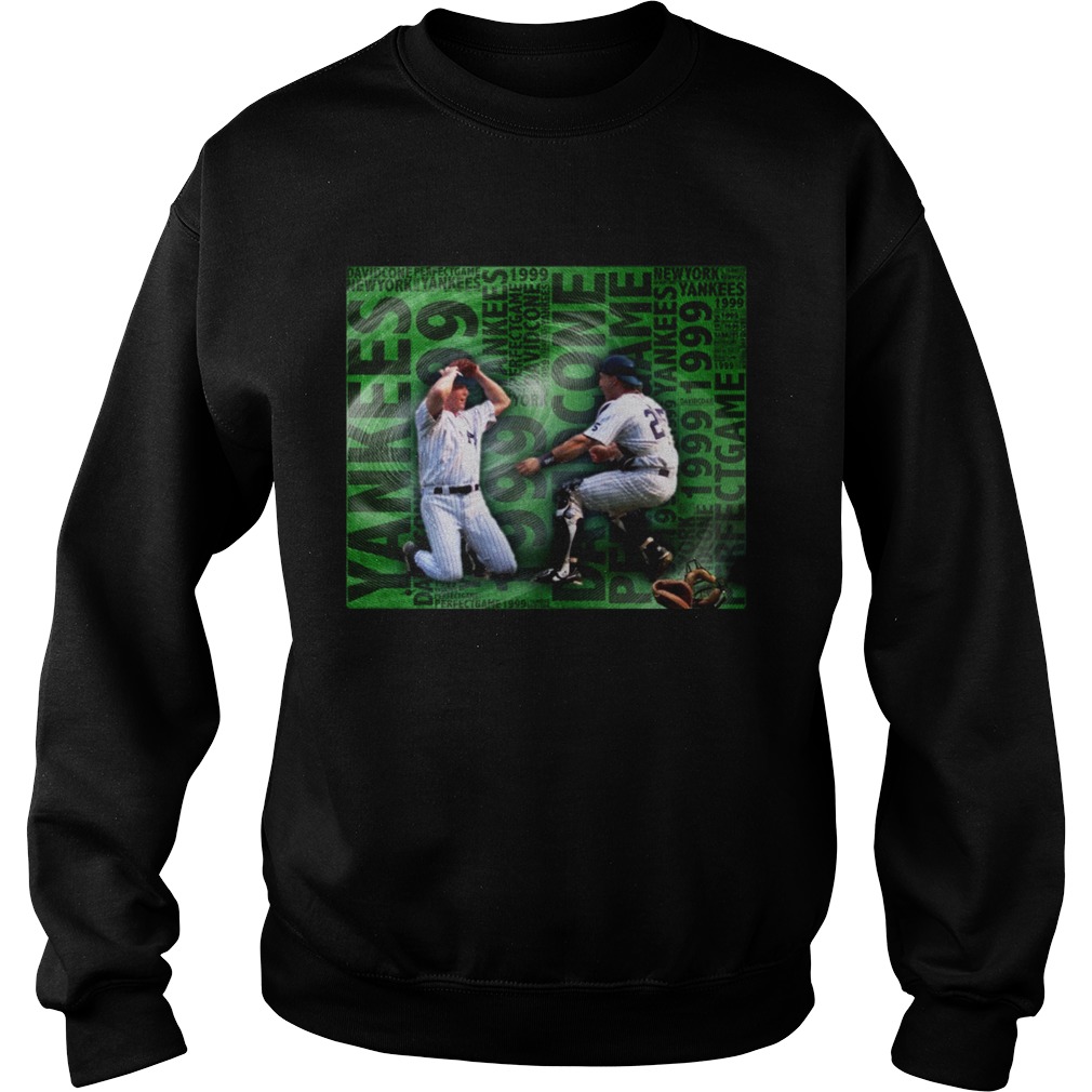 David Cone Yankees Perfect Game 1999 Baseball Sweatshirt