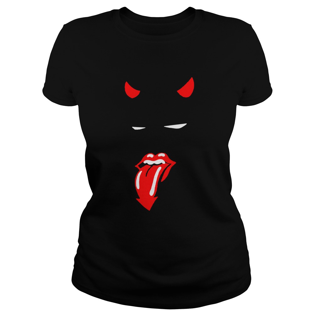 Devil Rolling stones funny Halloween Classic Ladies