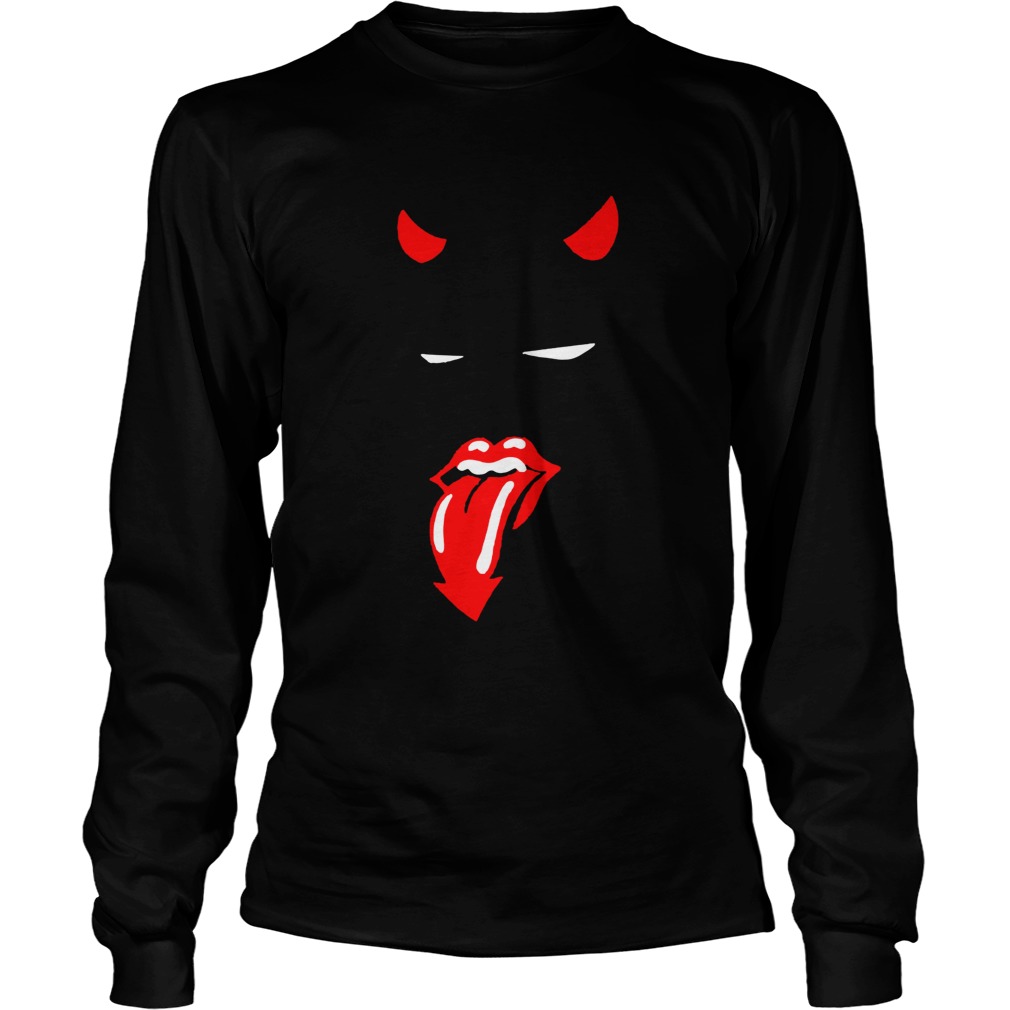 Devil Rolling stones funny Halloween LongSleeve