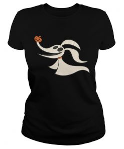 Disney Halloween Nightmare Before Christmas Zero TShirt Classic Ladies