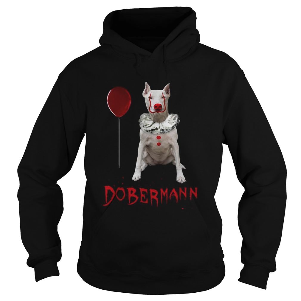 Dobermann Pennywise Halloween Hoodie