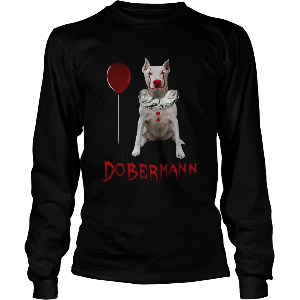 Dobermann Pennywise Halloween LongSleeve