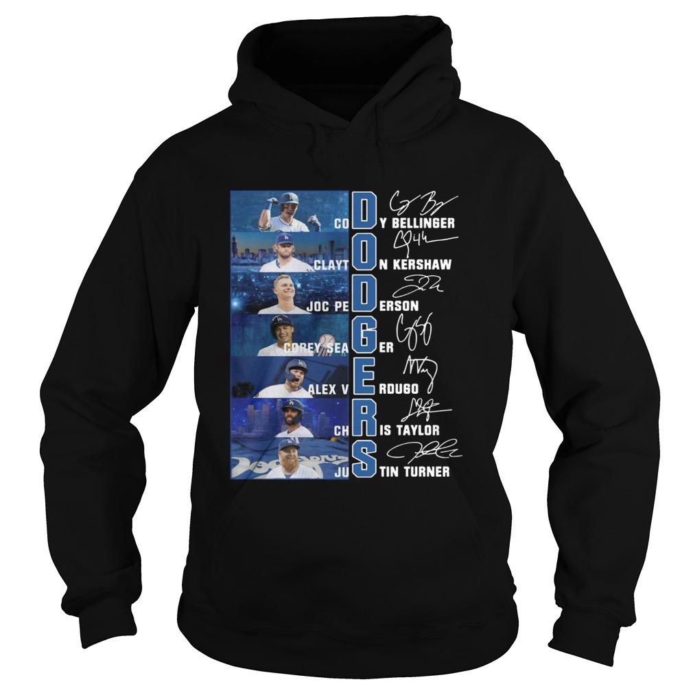 Dodgers Cody Bellinger Clayton Kershaw Joc Pederson Corey Seager Alex Verdugo Chris Taylor Justin T Hoodie