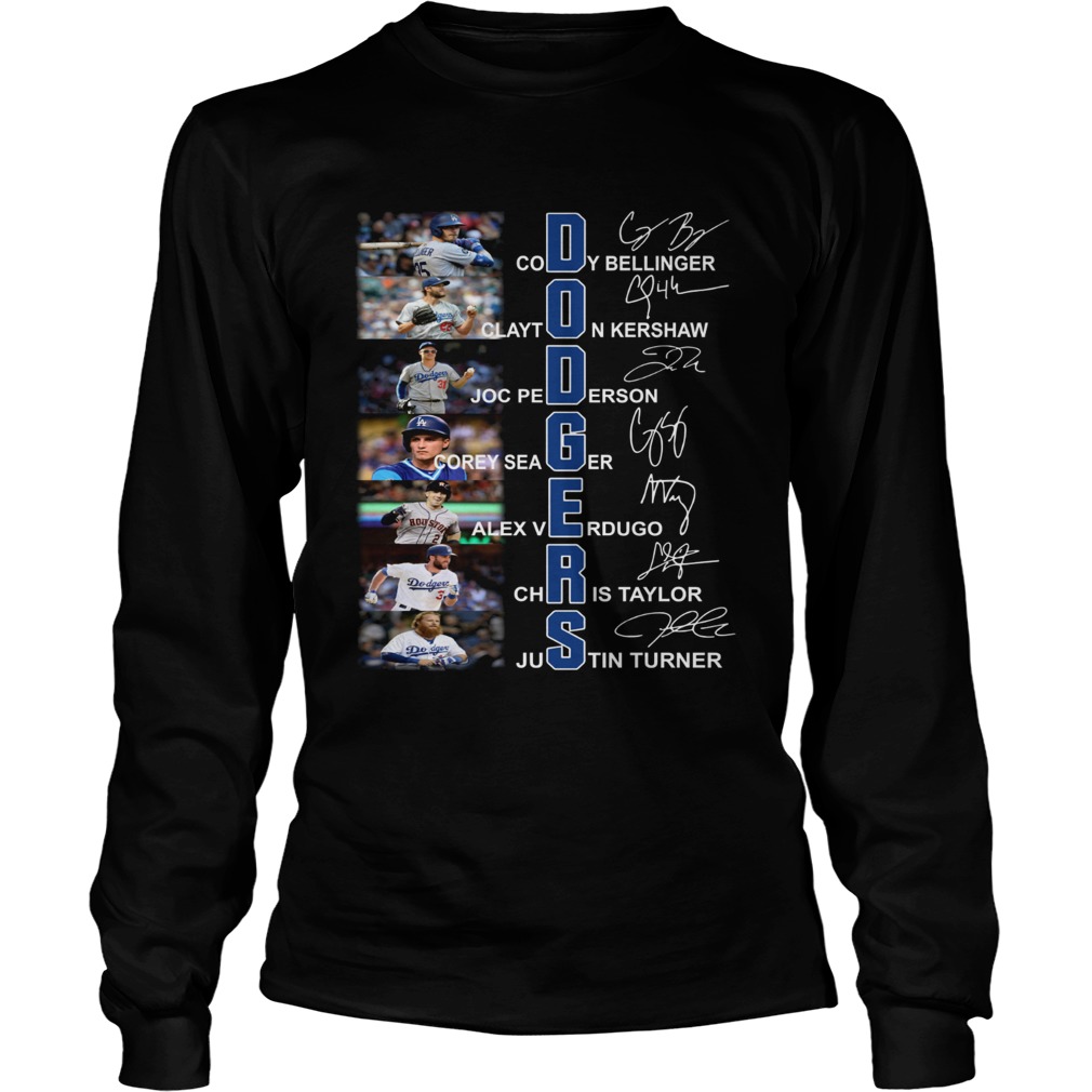 Dodgers all Players signature LongSleeve