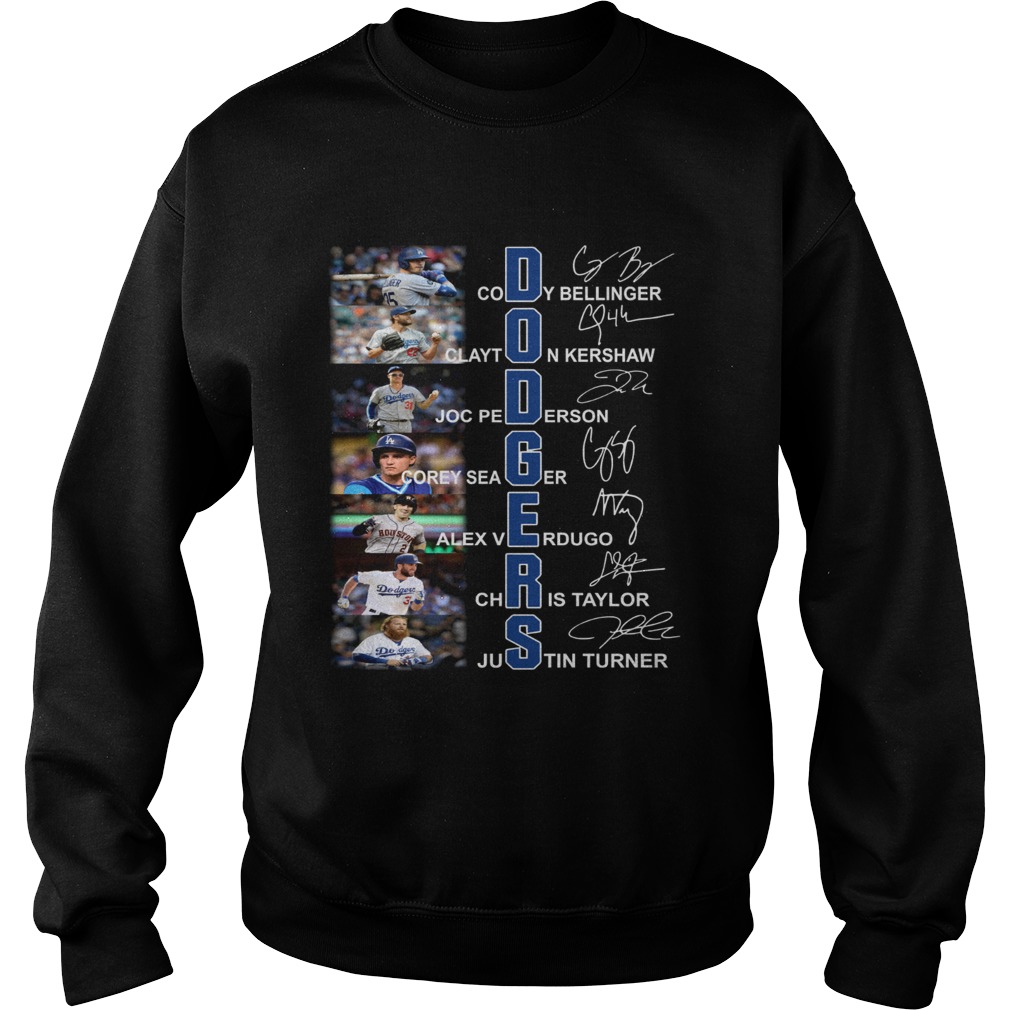 Dodgers all Players signature Sweatshirt