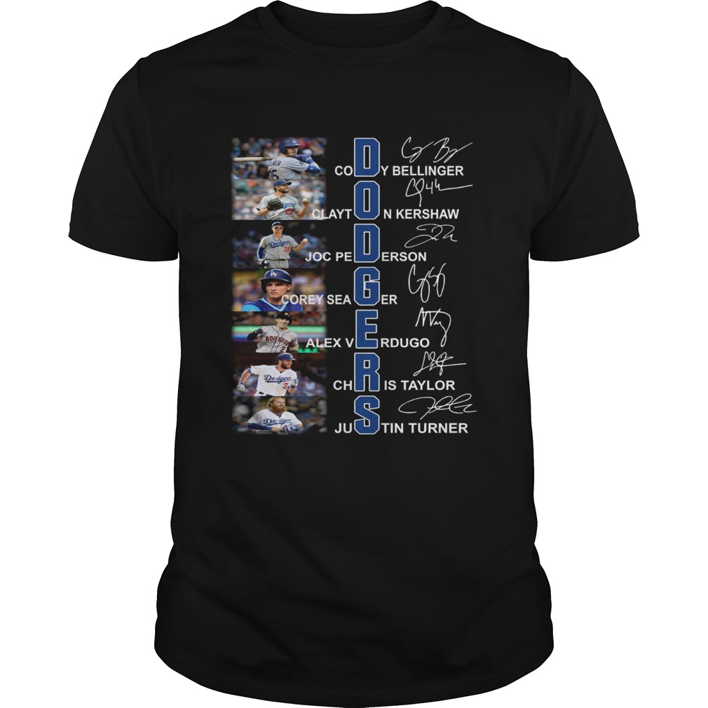 Dodgers all Players signature shirt