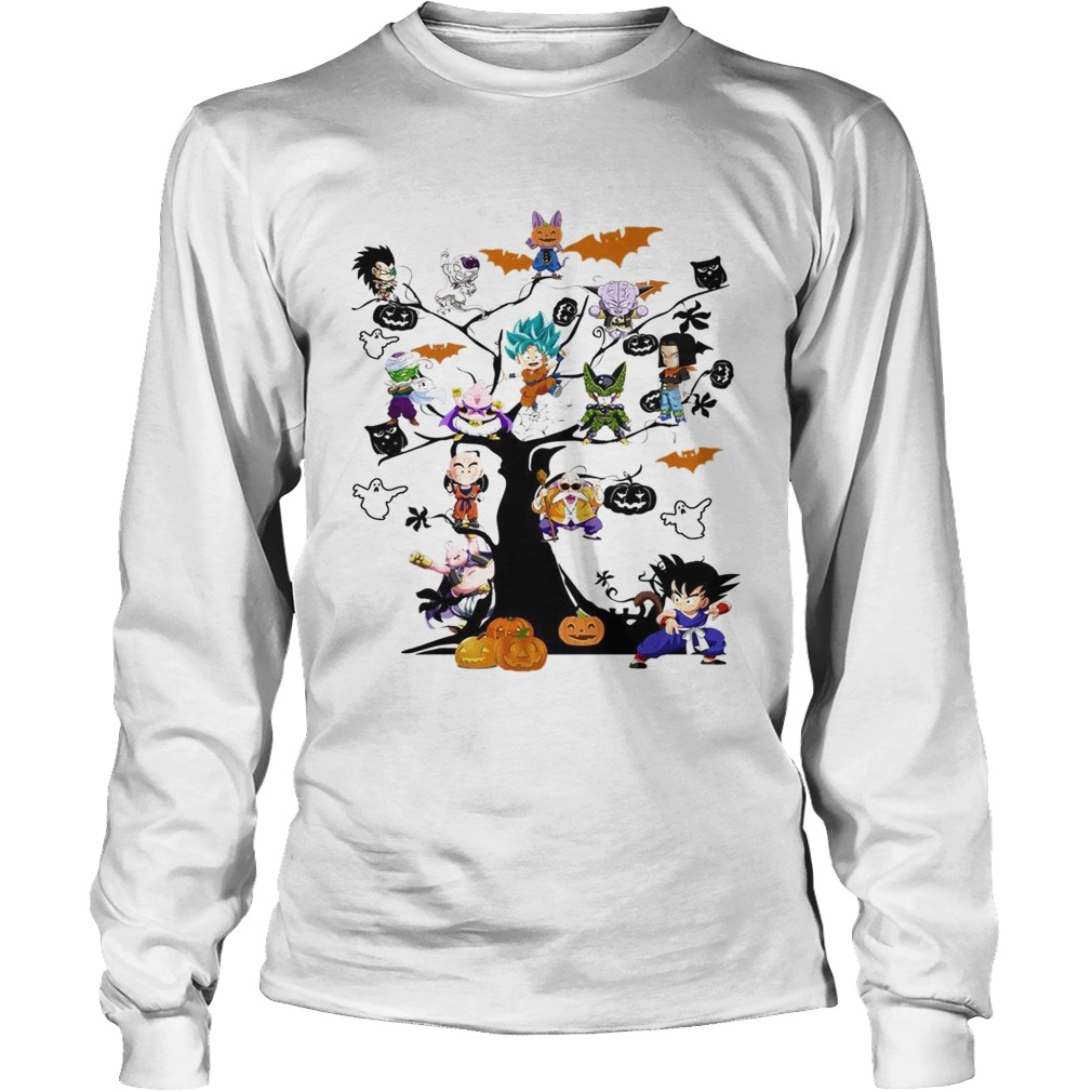 Dragon Ball Character on the tree Halloween LongSleeve