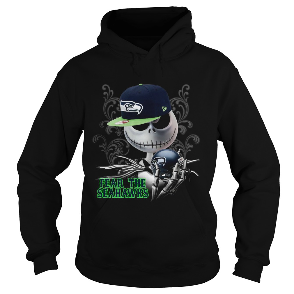 Fear The Seahawks Jack Skellington Hoodie