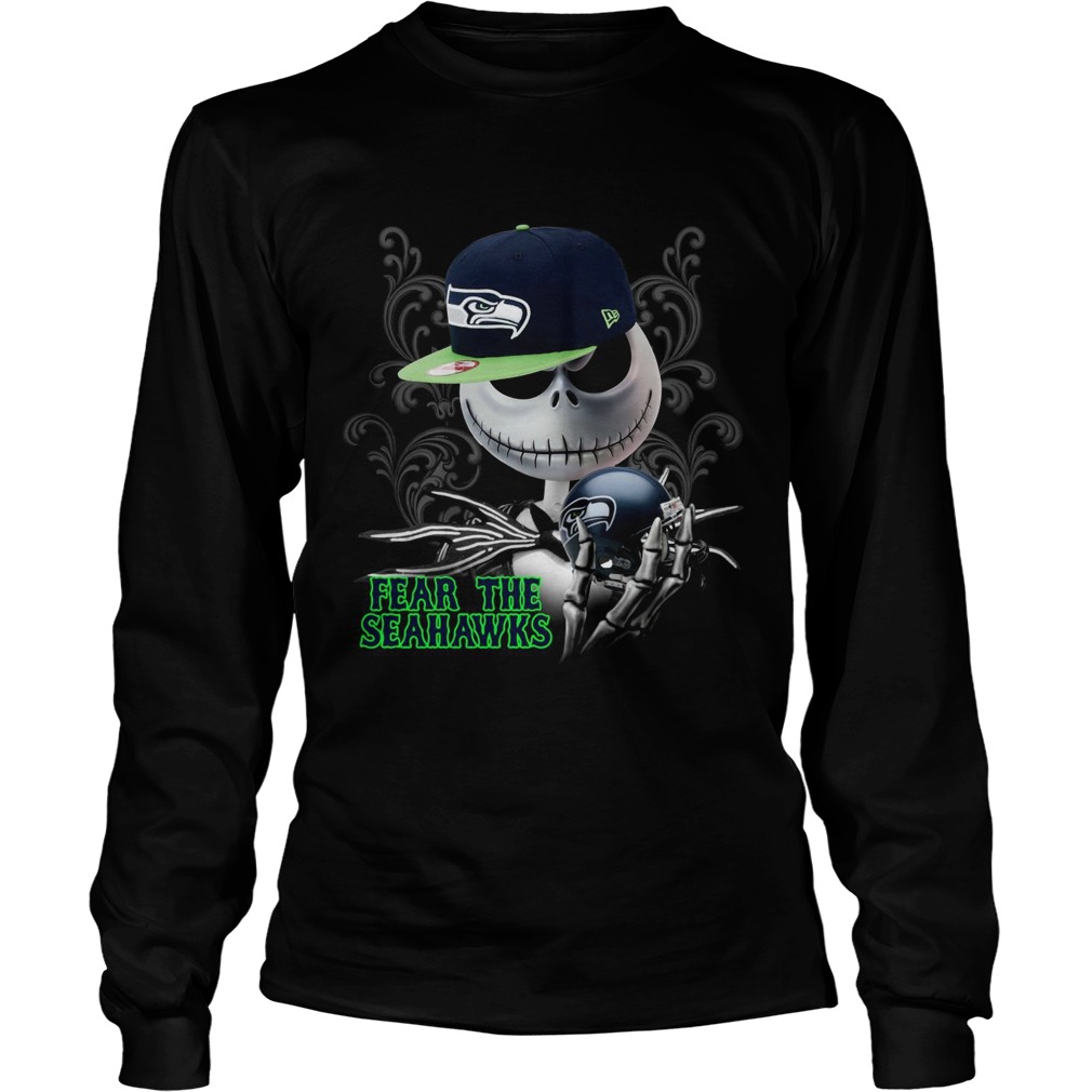 Fear The Seahawks Jack Skellington LongSleeve