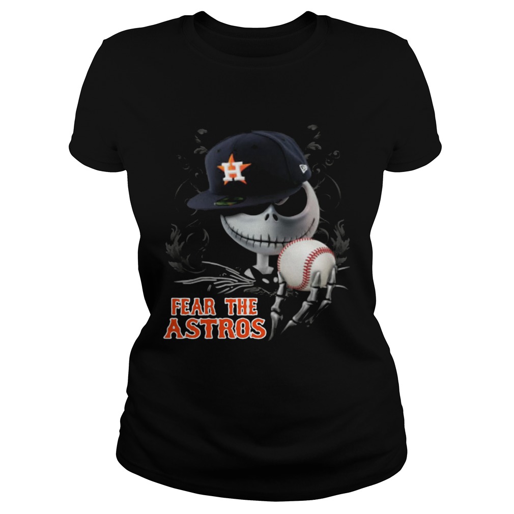 Fear the Astros Jack Skellington Ball Halloween Classic Ladies