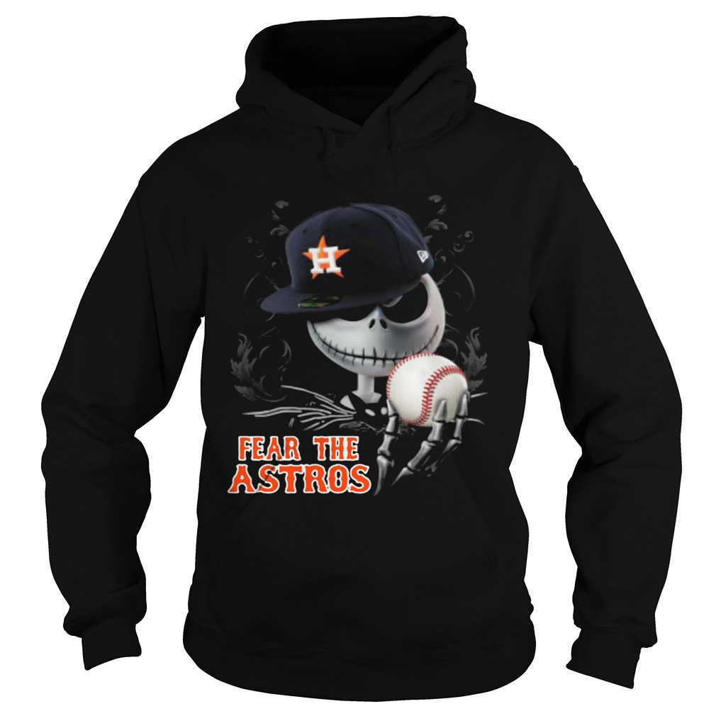 Fear the Astros Jack Skellington Ball Halloween Hoodie