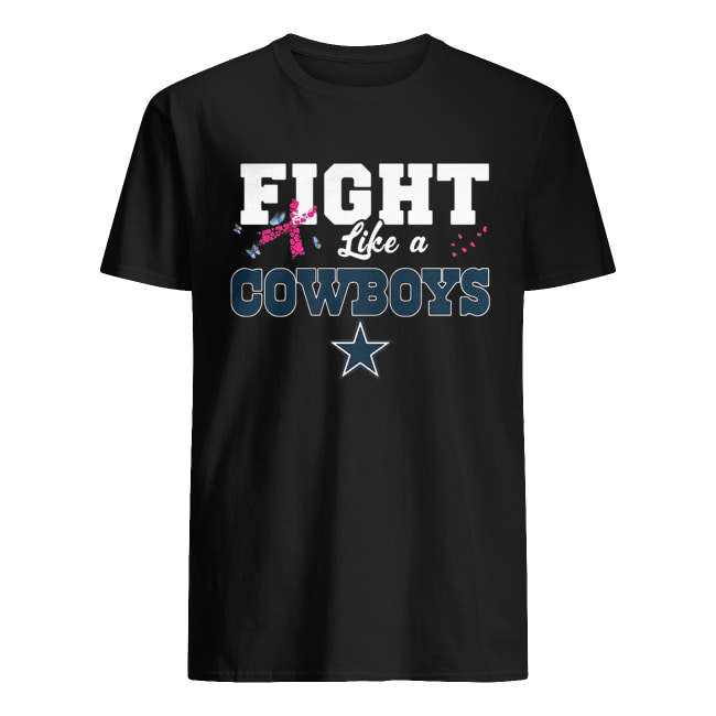 Fight like a Cowboys breast cancer shirt