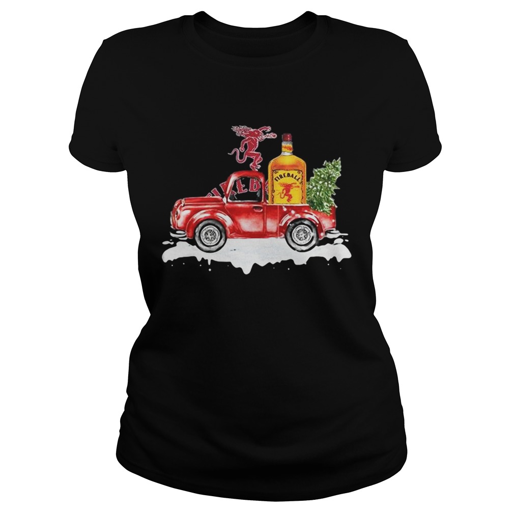 Fireball Cinnamon Whisky christmas truck Classic Ladies