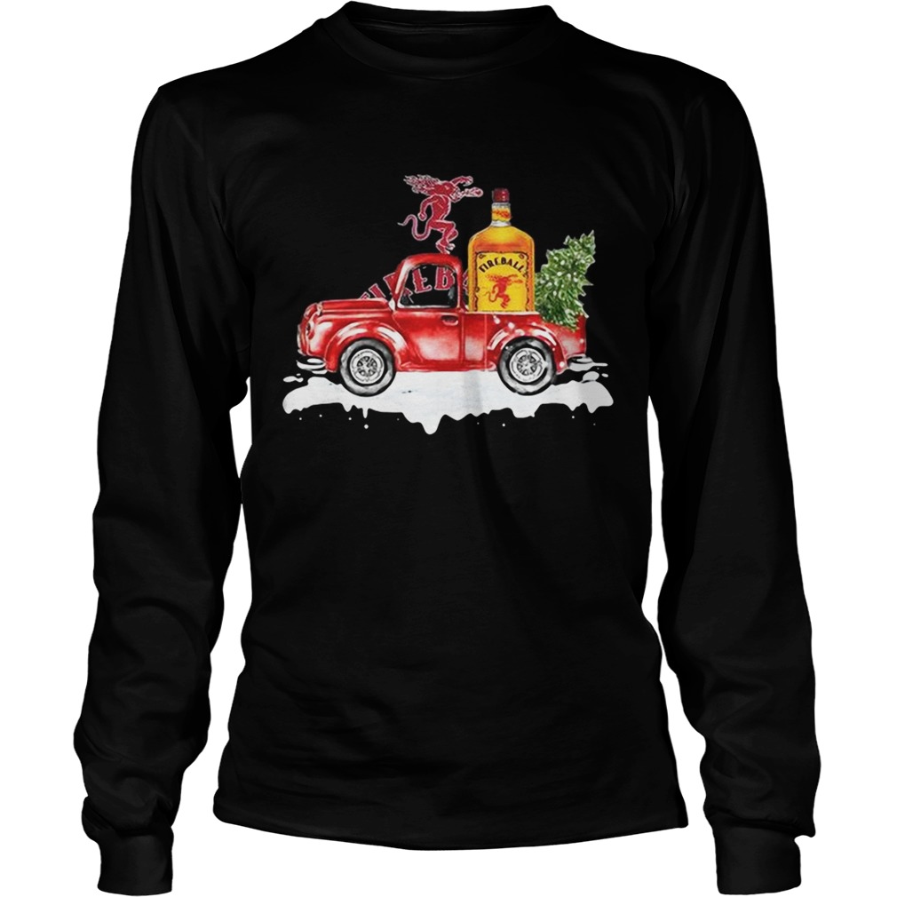 Fireball Cinnamon Whisky christmas truck LongSleeve