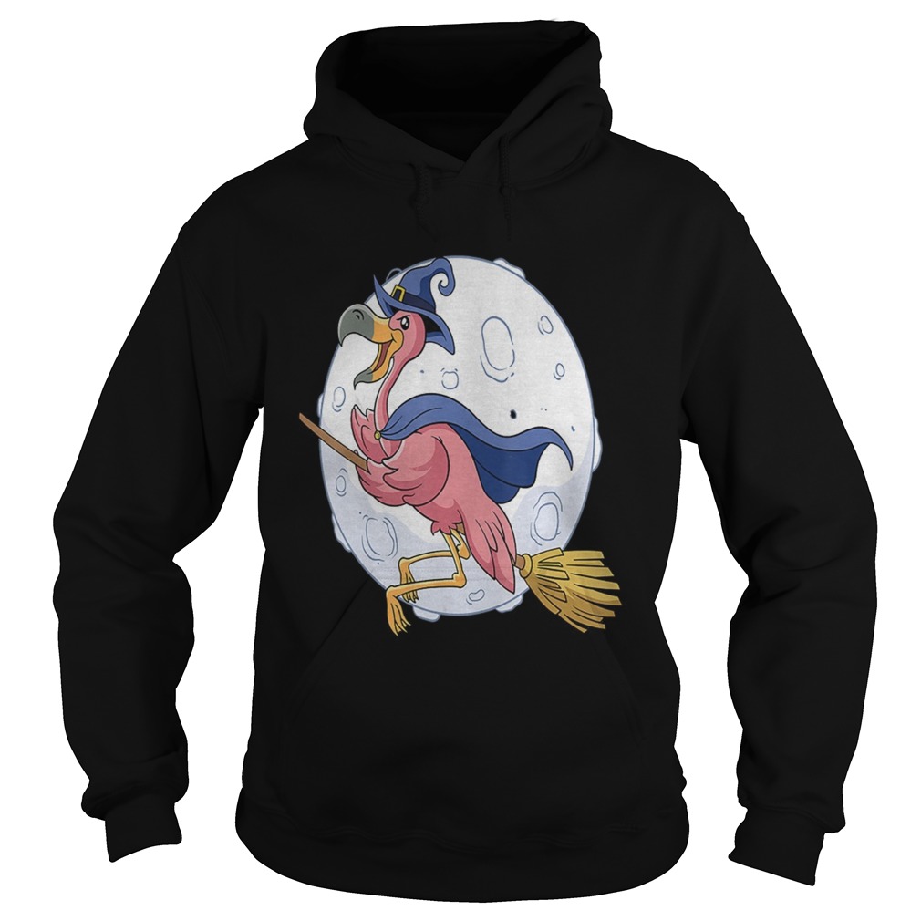 Flamingo Witche Funny Halloween Flamingo TShirt Hoodie