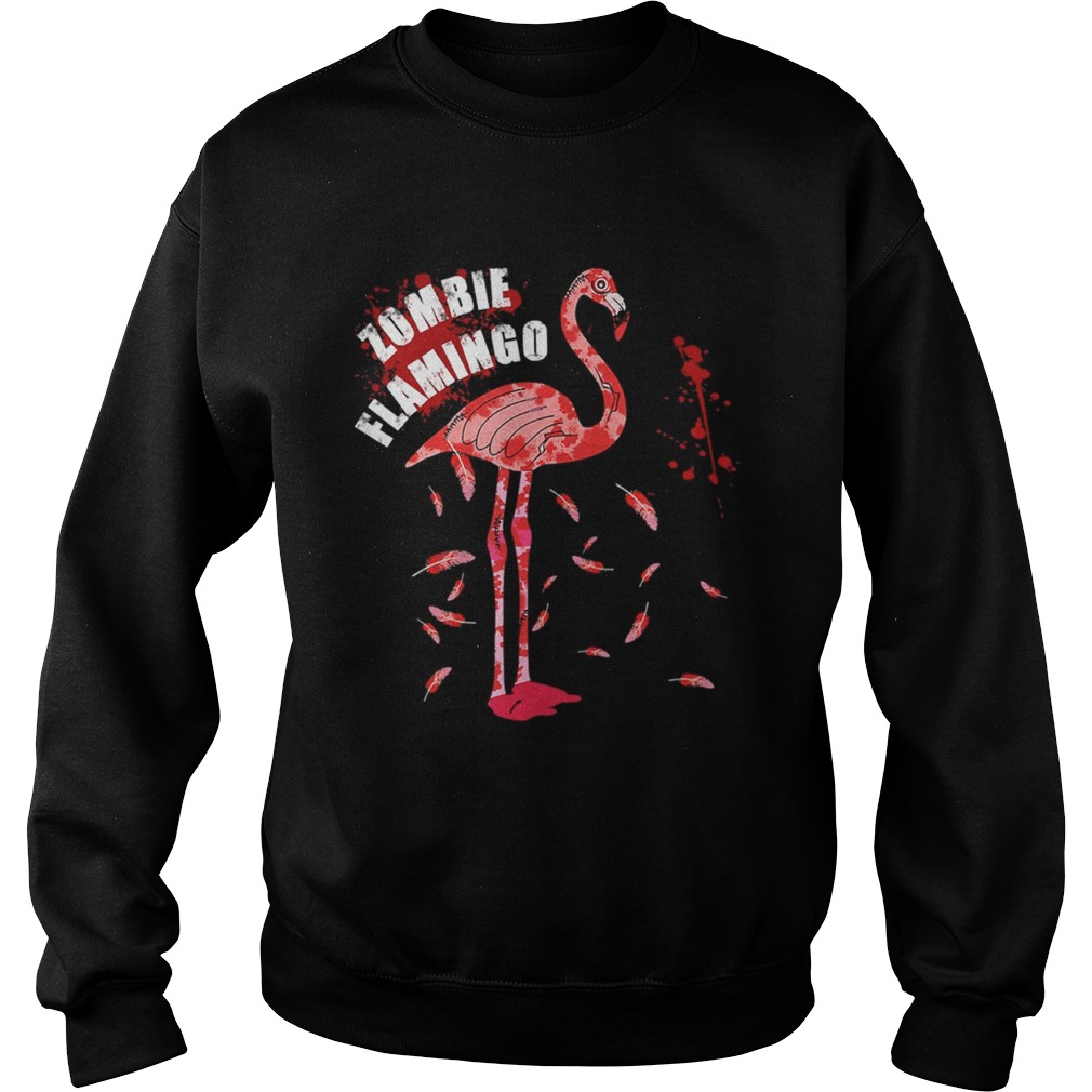 Flamingo Zombie Flamingo Halloween Bird TShirt Sweatshirt