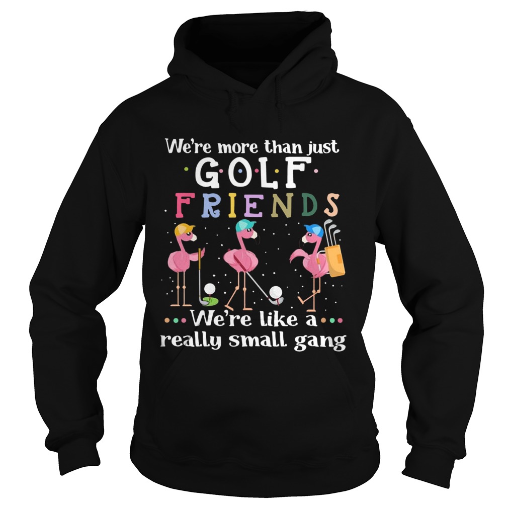 Flamingos were more than just golf friends were like a really small gang Hoodie