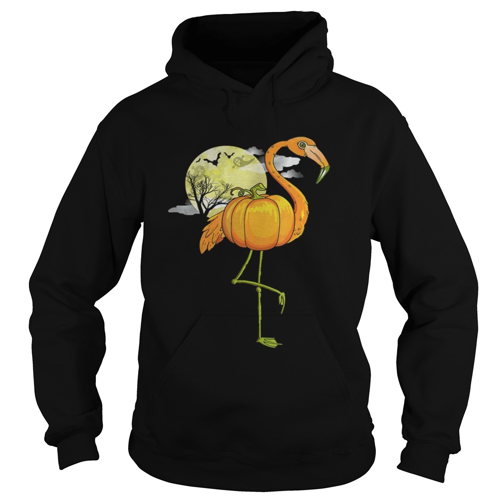 Flamingoween Cool Halloween Flamingo Bird TShirt Hoodie