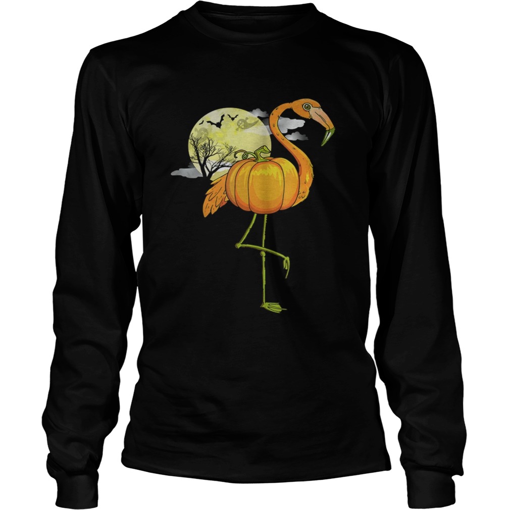 Flamingoween Cool Halloween Flamingo Bird TShirt LongSleeve