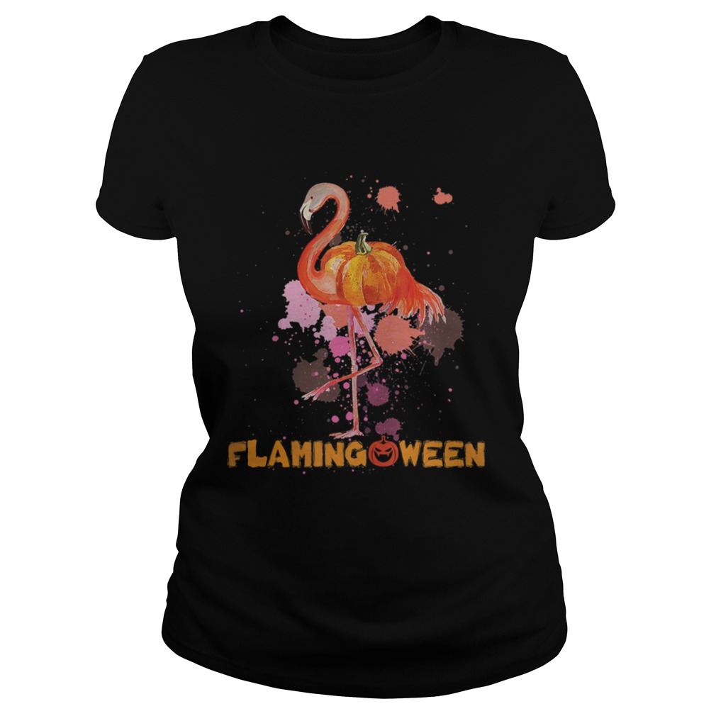 Flamingoween Flamingo Halloween Flamingo TShirt Classic Ladies