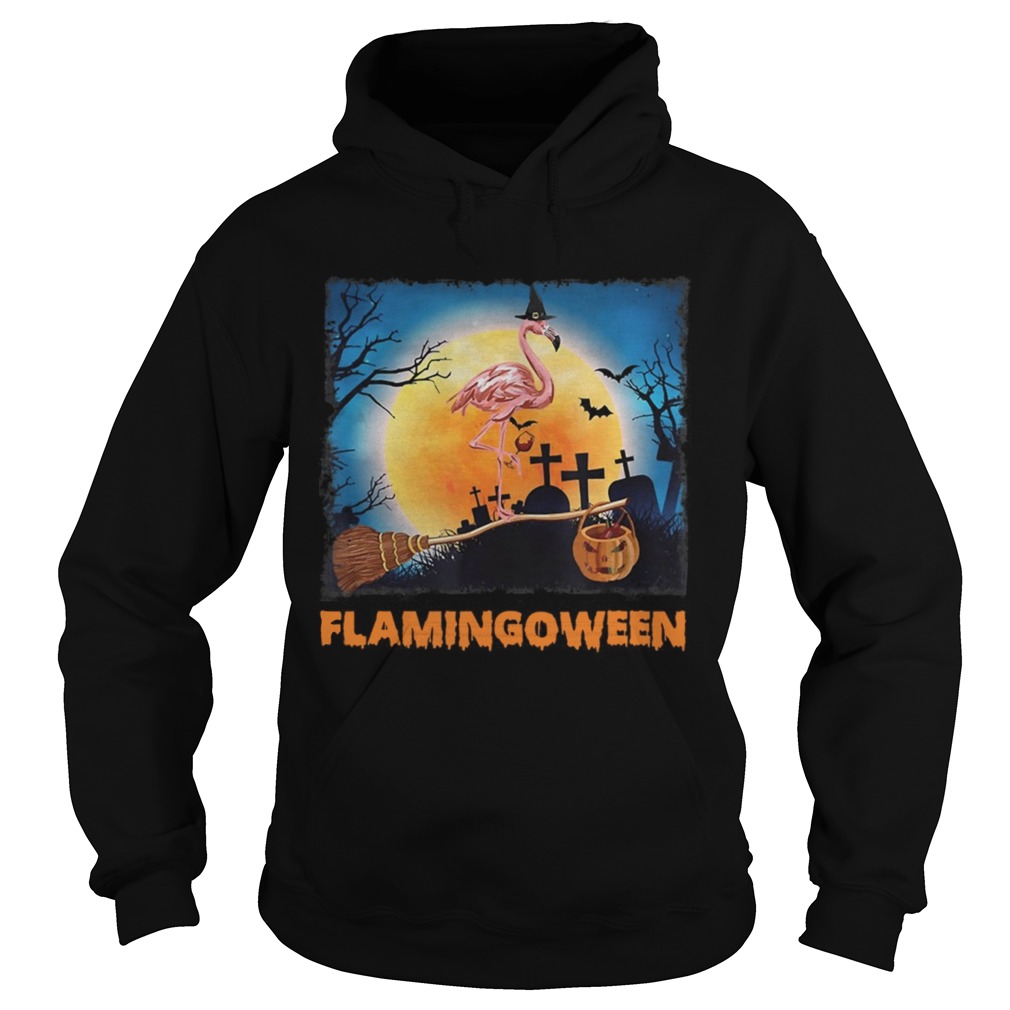 Flamingoween Funny Flamingos Halloween Shirt Hoodie