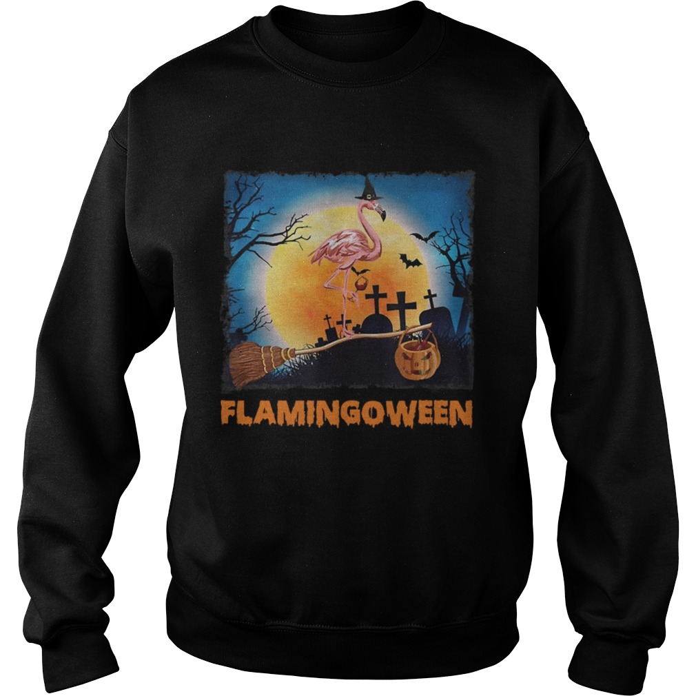 Flamingoween Funny Flamingos Halloween Shirt Sweatshirt