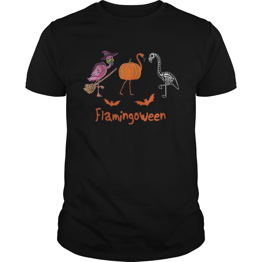 Flamingoween Funny Flamingos Halloween TShirt