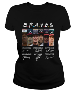 Friends Atlanta Braves team signature  Classic Ladies