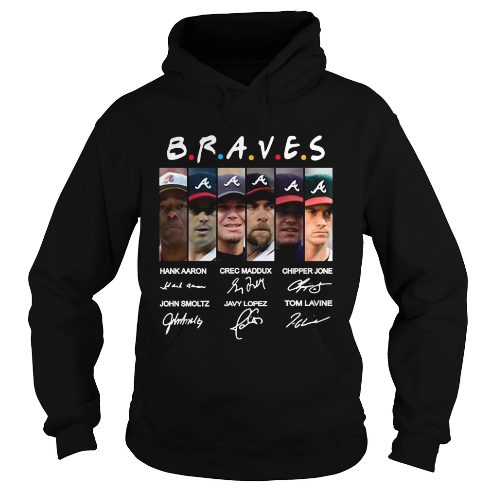 Friends Atlanta Braves team signature Hoodie