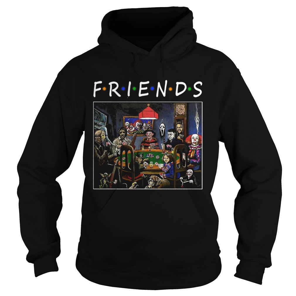 Friends Horror Halloween playing card Hoodie