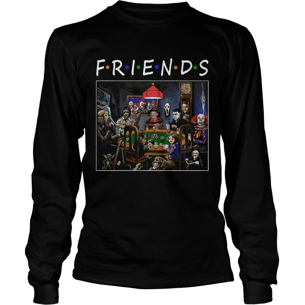 Friends Horror Halloween playing card LongSleeve