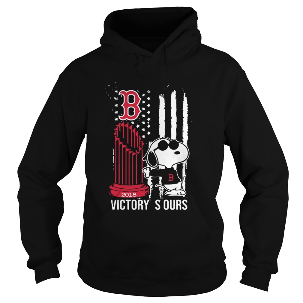 Get Now Victory Is Ours 2018 Snoopy Boston Red Sox Hoodie