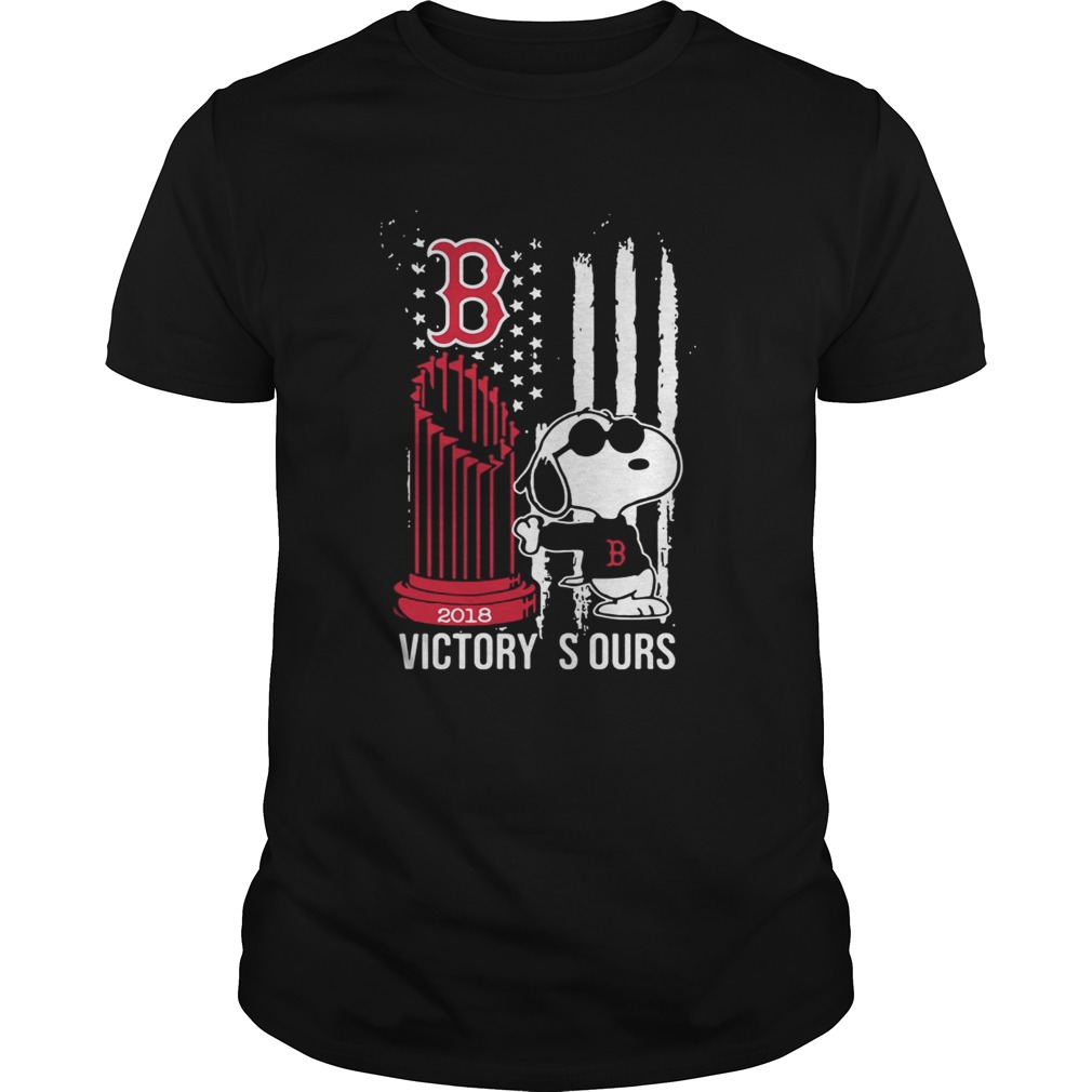 Get Now Victory Is Ours 2018 Snoopy Boston Red Sox shirt