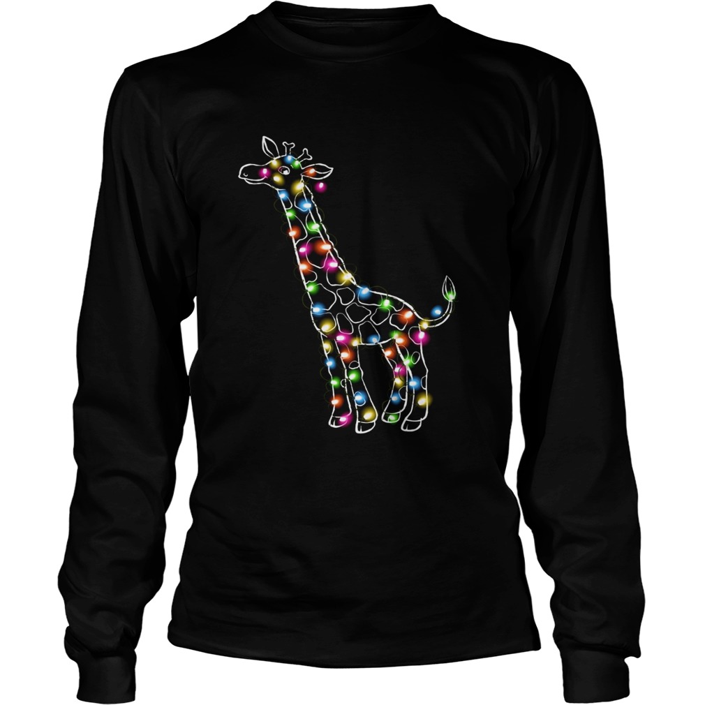 Giraffe Christmas Lights LongSleeve