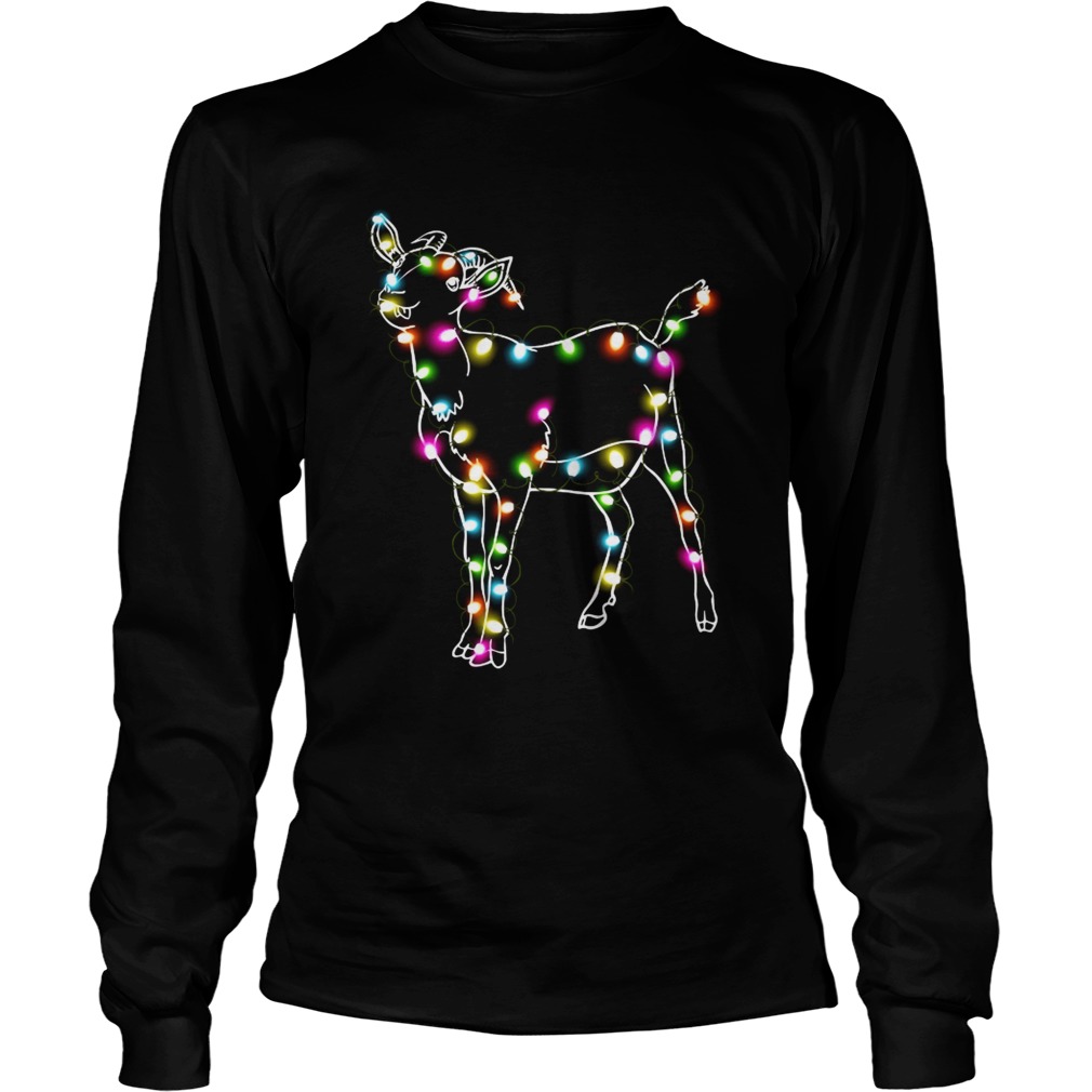 Goat Christmas lights LongSleeve