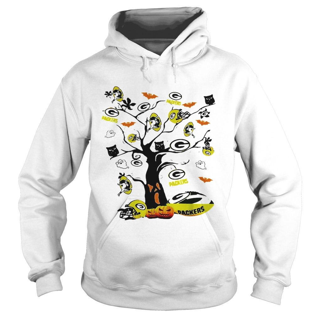 Green Bay Packers tree Halloween Hoodie