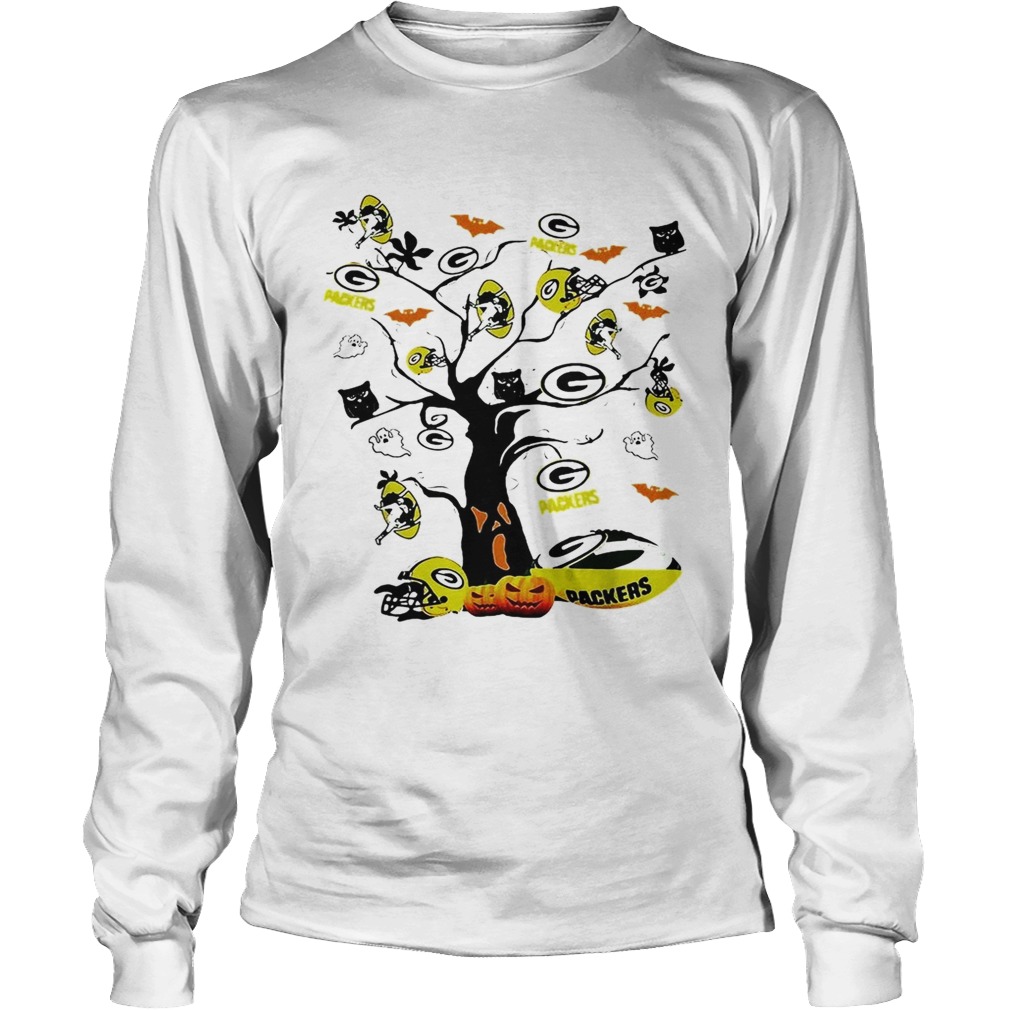 Green Bay Packers tree Halloween LongSleeve